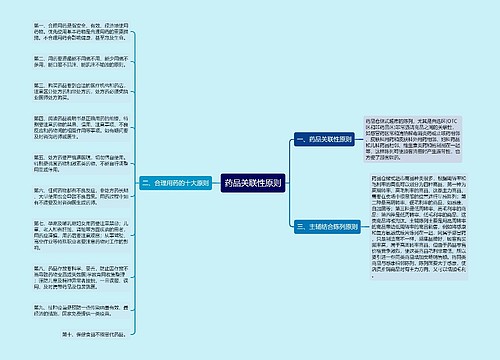 药品关联性原则