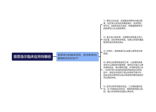 普萘洛尔临床应用有哪些