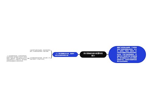医疗器械的基本质量特性简介