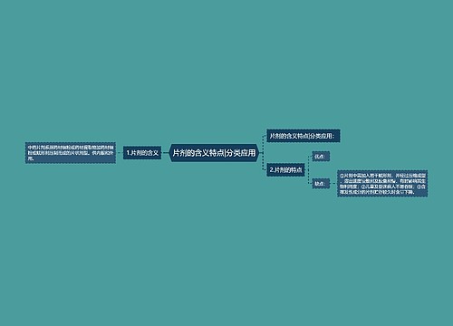 片剂的含义特点|分类应用
