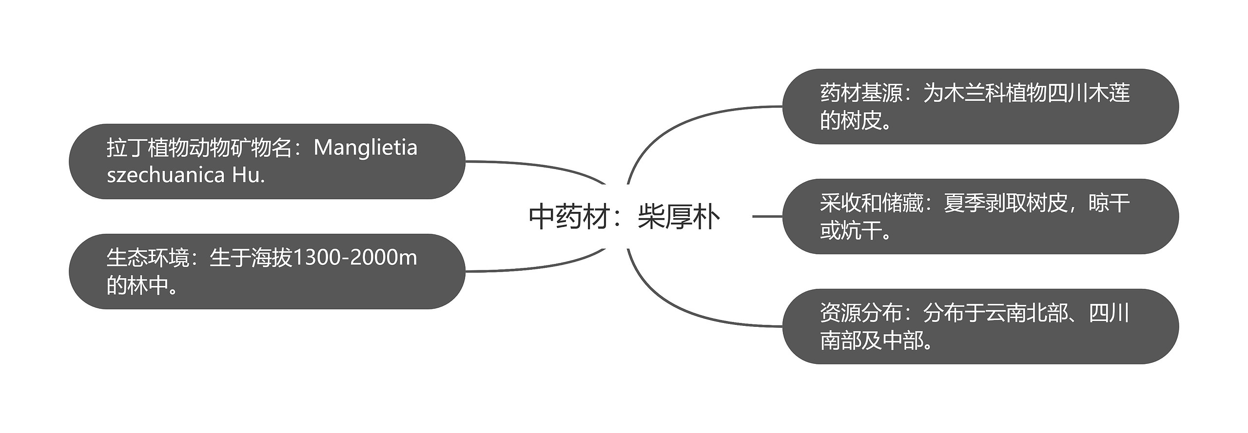 中药材：柴厚朴