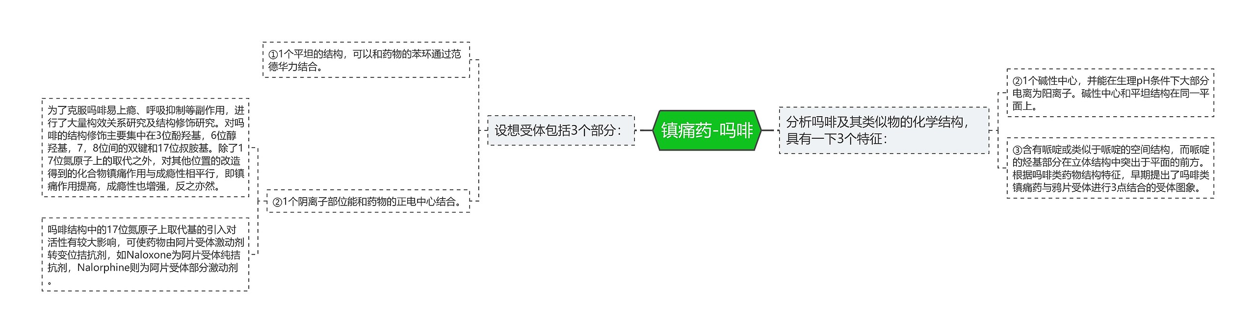 镇痛药-吗啡思维导图