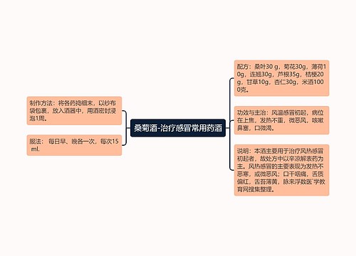 桑菊酒-治疗感冒常用药酒