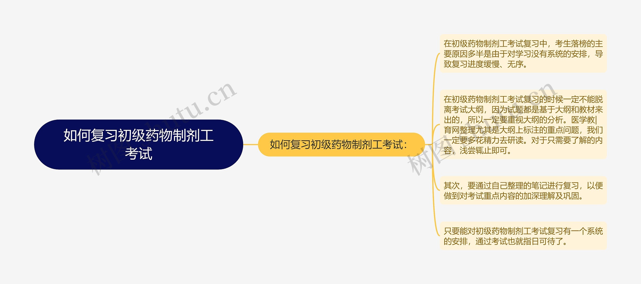 如何复习初级药物制剂工考试思维导图