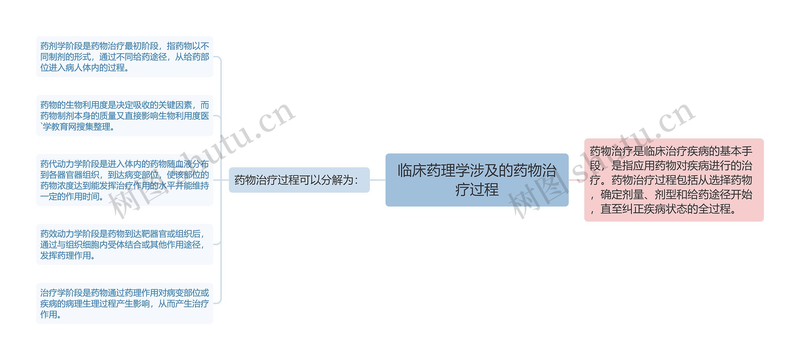 临床药理学涉及的药物治疗过程 临床药理学涉及的药物治疗过程