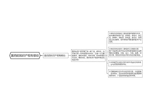 医药的知识产权有哪些
