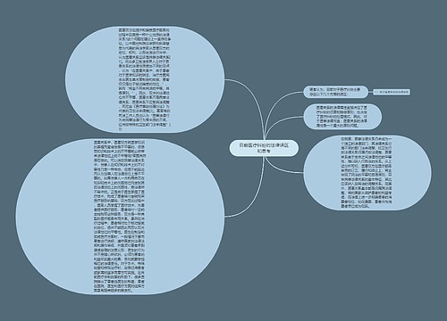 目前医疗纠纷的法律误区和思考