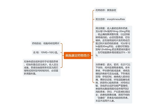 美施康定药物简介