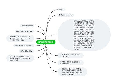 油茶油-药用植物学
