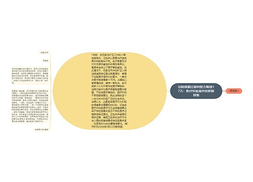 法院根据过错判医方赔偿17万：医疗纠纷案件的积极探索