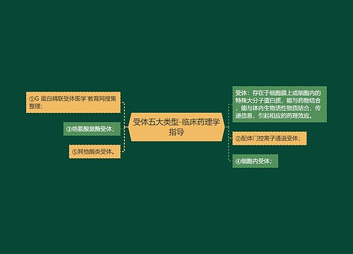 受体五大类型-临床药理学指导