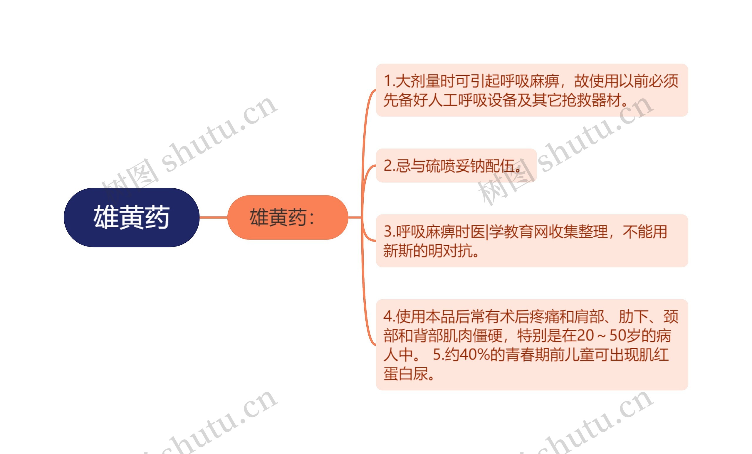 雄黄药思维导图