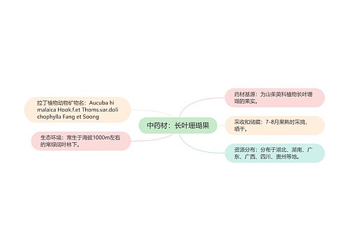 中药材：长叶珊瑚果