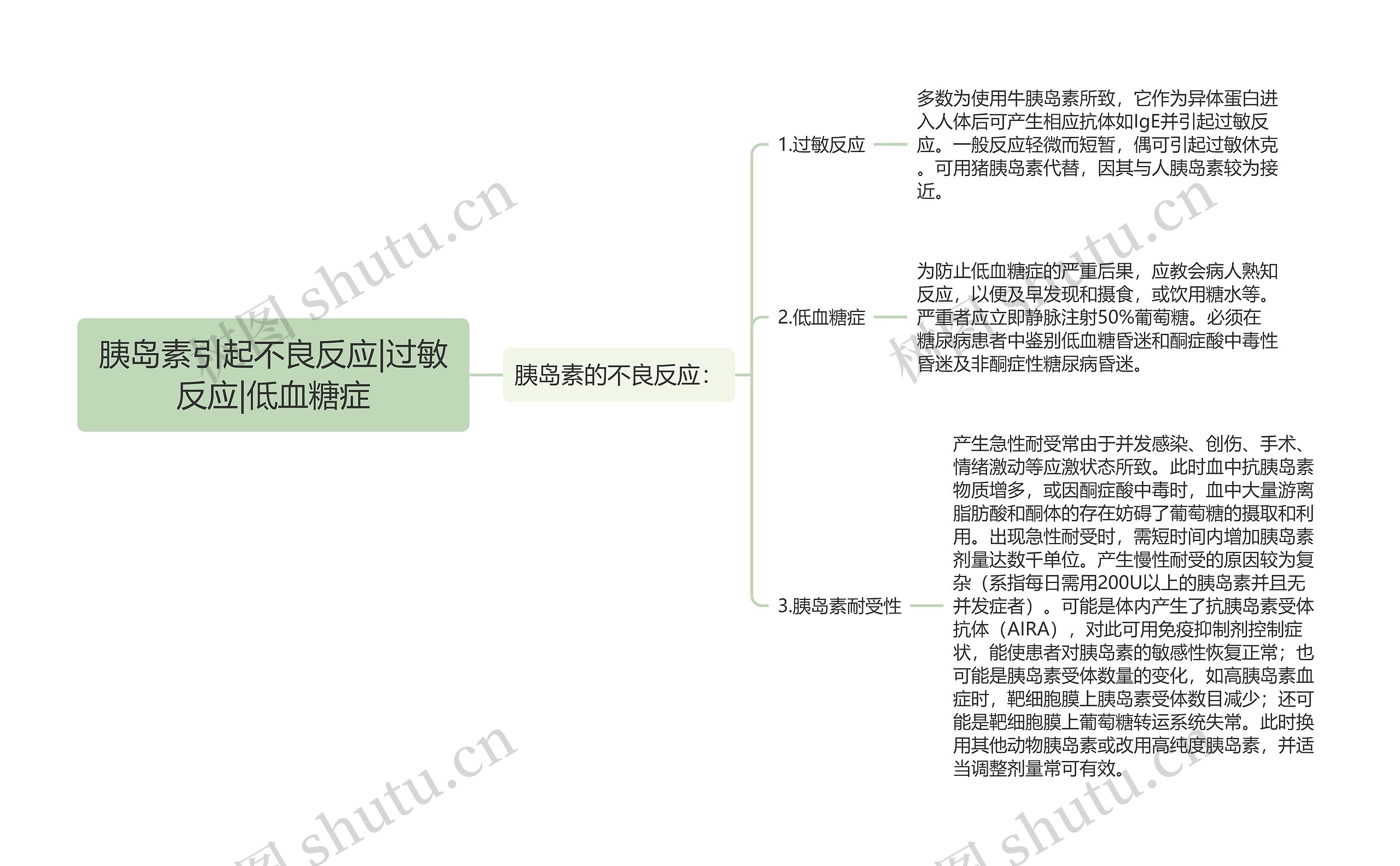 胰岛素引起不良反应|过敏反应|低血糖症