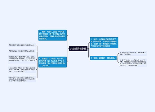 共价键的键参数