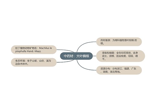 中药材：大叶楠根