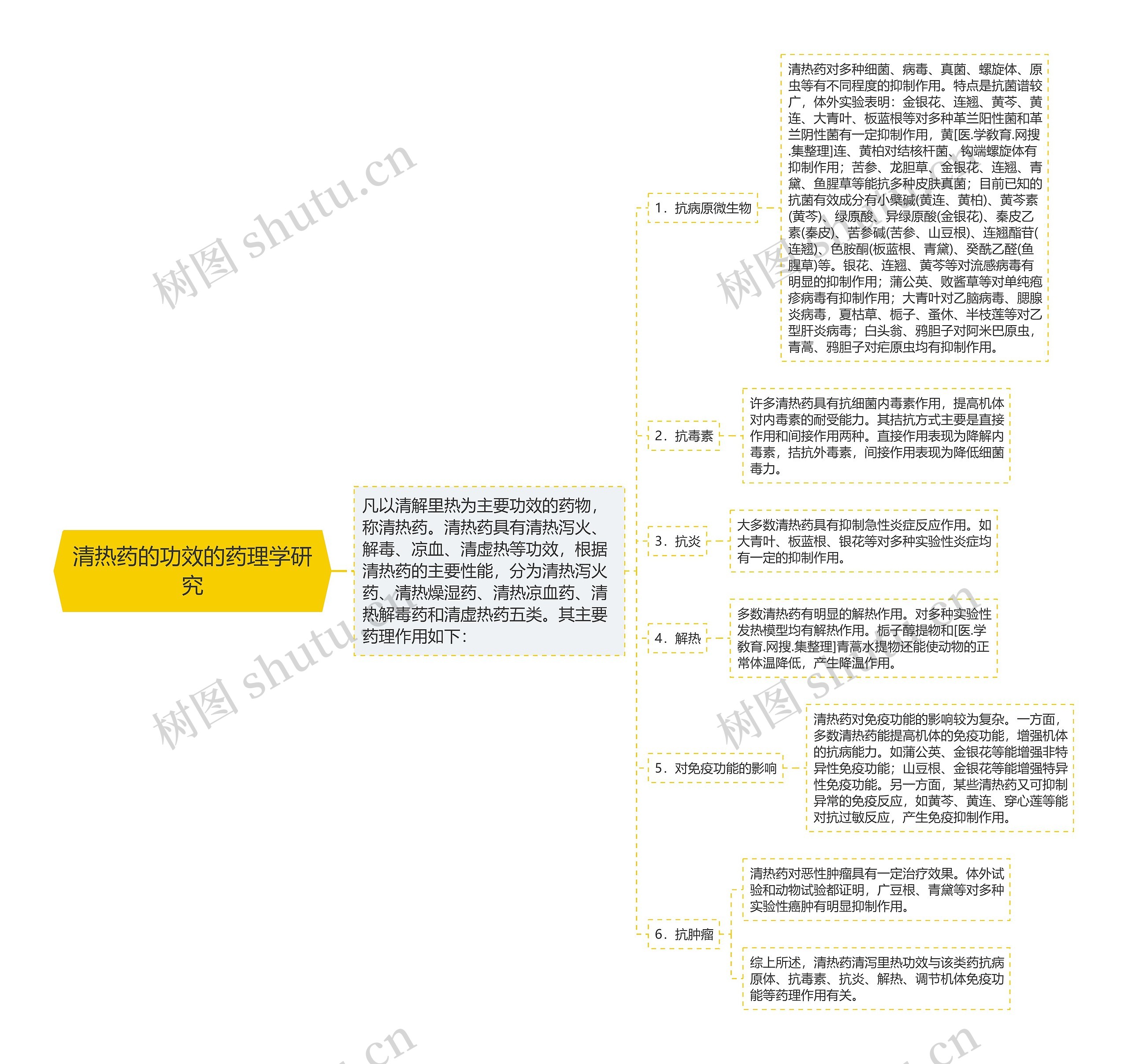 清热药的功效的药理学研究