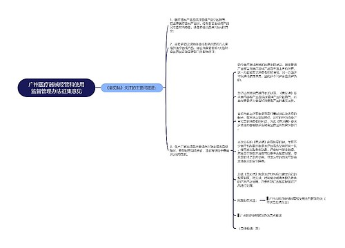 广州医疗器械经营和使用监督管理办法征集意见