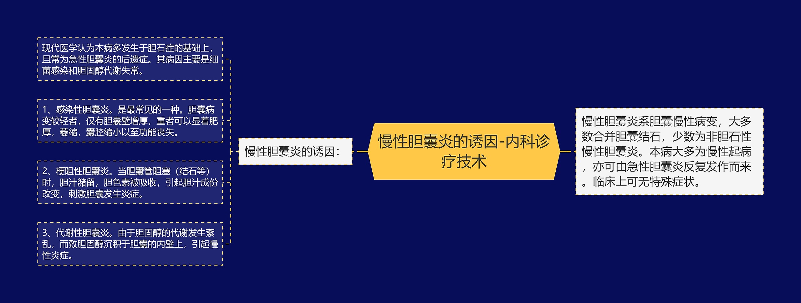 慢性胆囊炎的诱因-内科诊疗技术