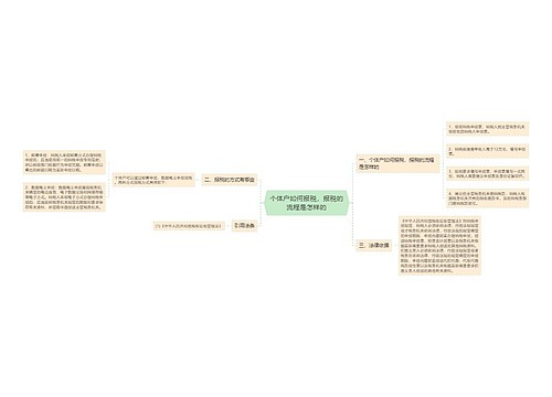 个体户如何报税，报税的流程是怎样的