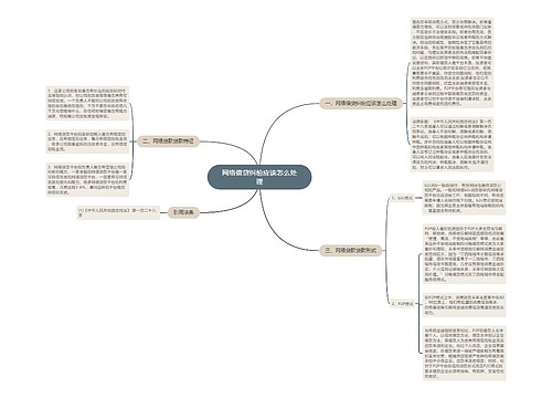 网络借贷纠纷应该怎么处理