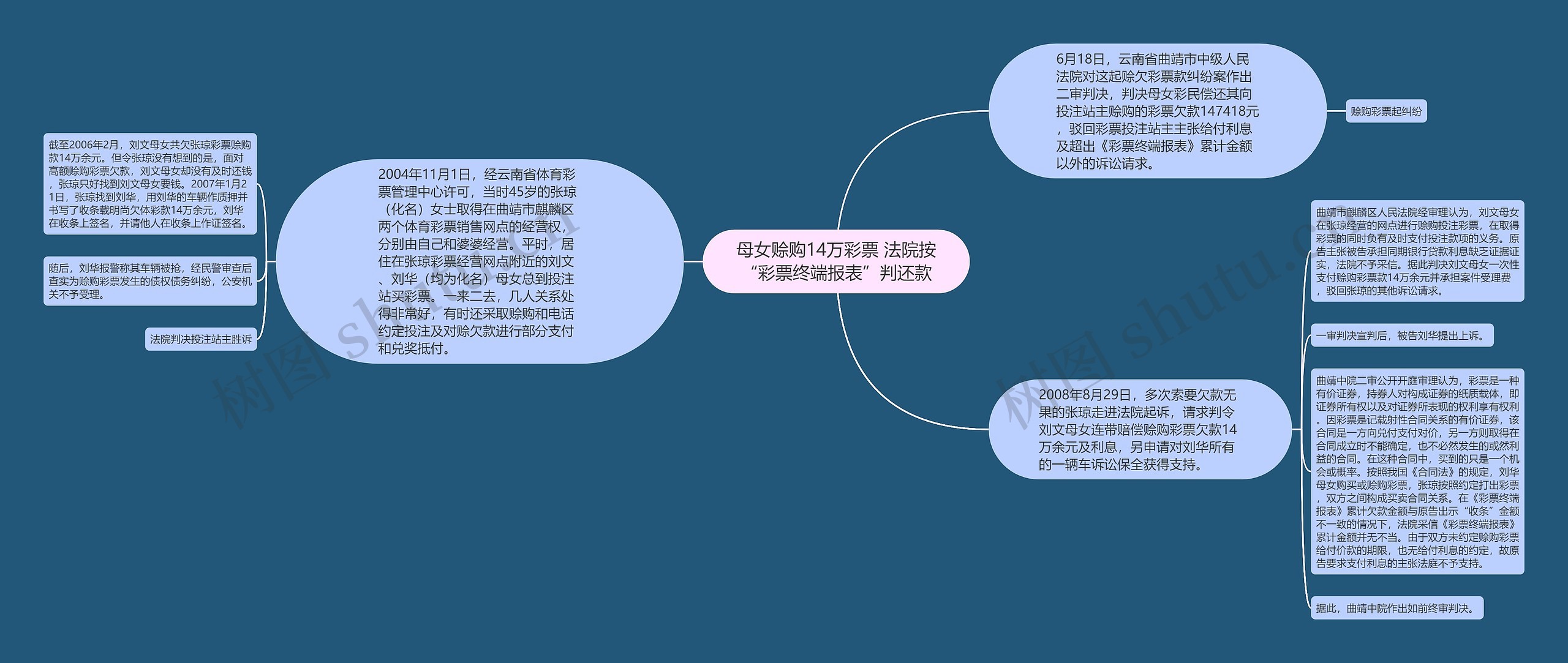 母女赊购14万彩票 法院按“彩票终端报表”判还款思维导图