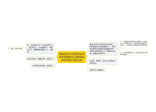 有限责任公司出资协议书范本有限责任公司的组织机构中顾公司设立网