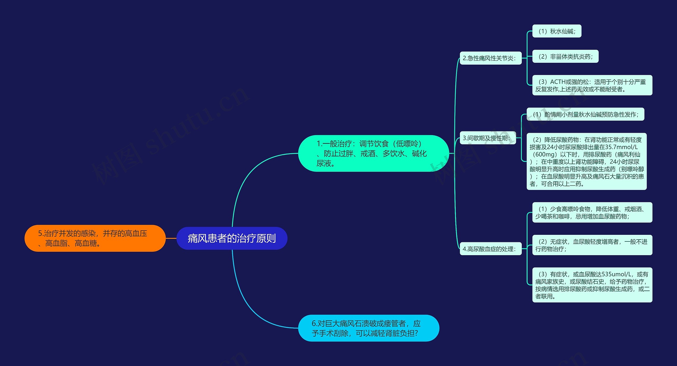 痛风患者的治疗原则 痛风患者的治疗原则