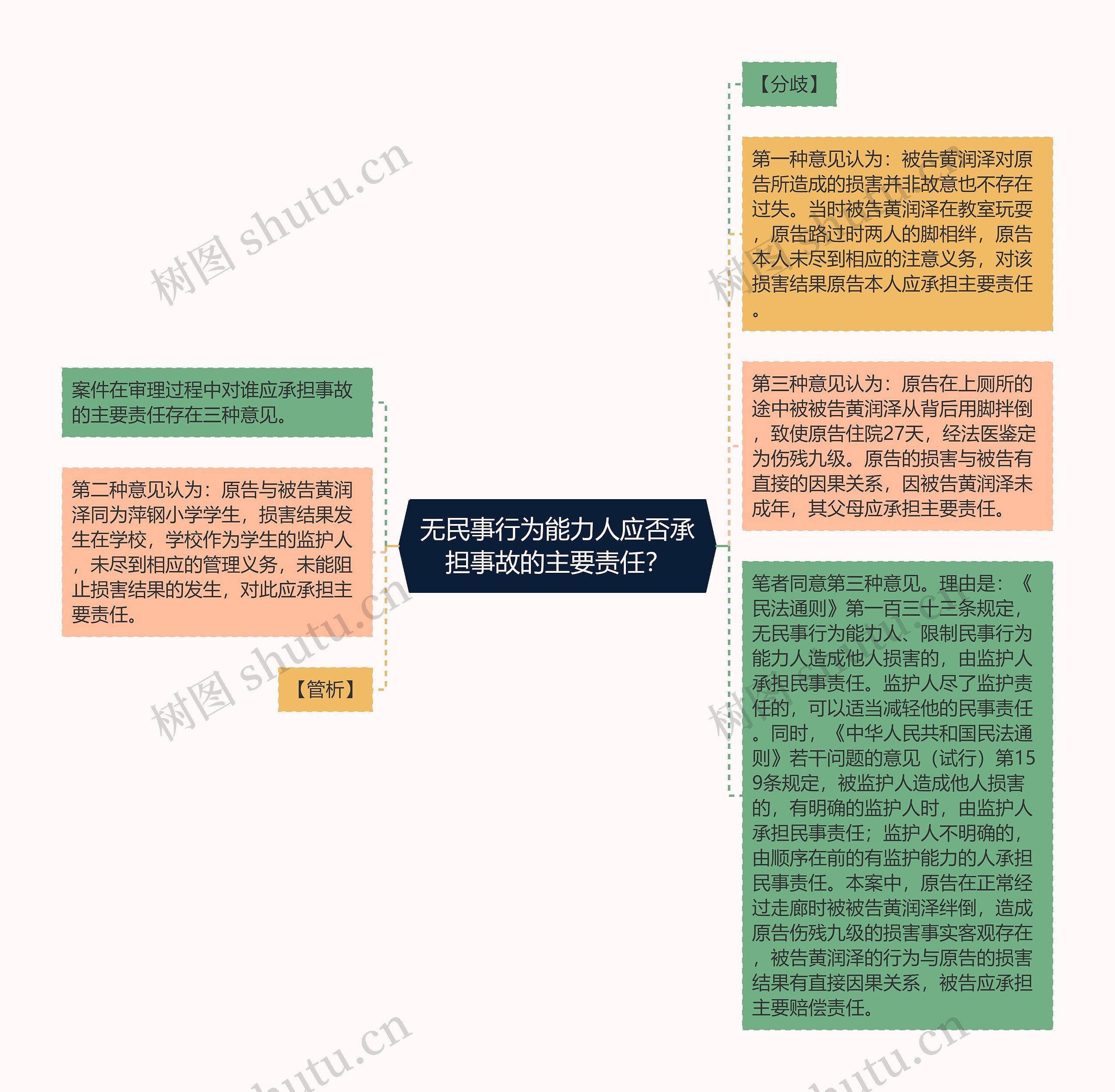 无民事行为能力人应否承担事故的主要责任? 无民事行为能力人应否承担事故的主要责任?