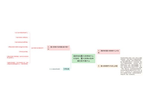 国家有给重大疾病有什么补贴吗，重大疾病补贴申请的条件是什么