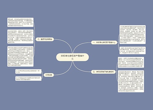 非标准化债权资产是指什么