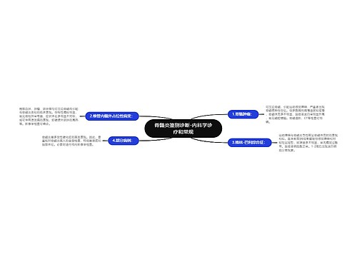 脊髓炎鉴别诊断-内科学诊疗和常规