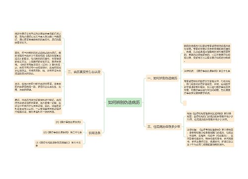 如何辨别伪造病历