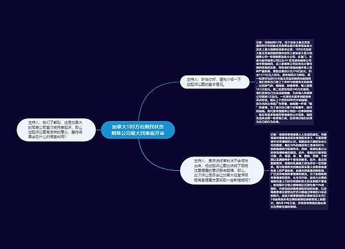 加拿大189万名烟民状告烟草公司最大民事案开审