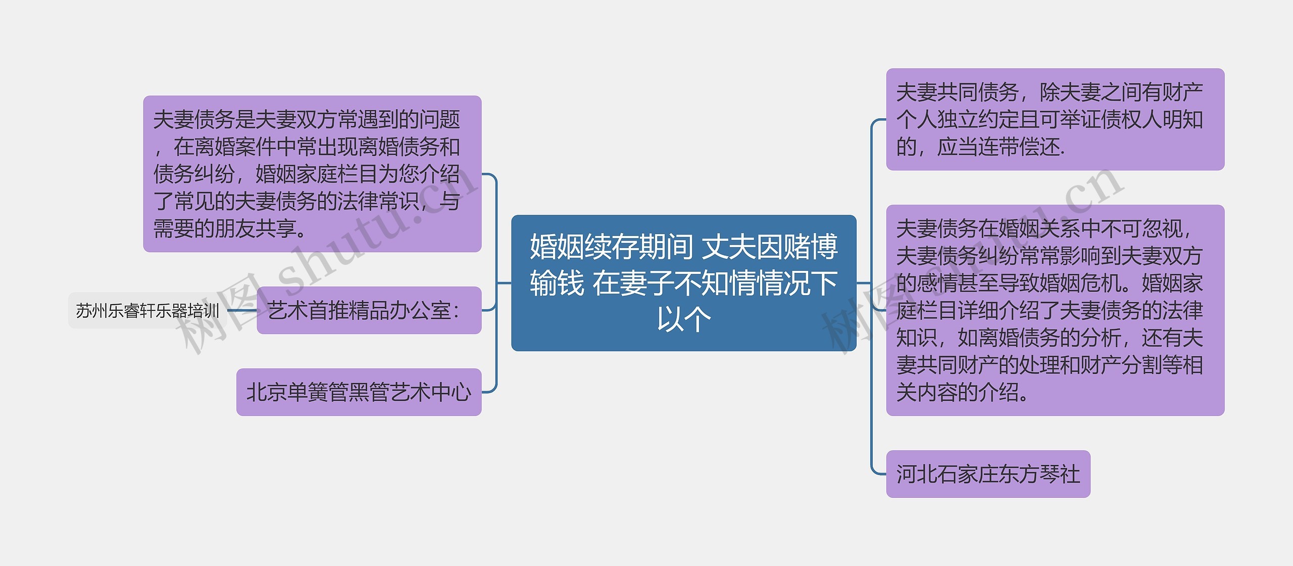 婚姻续存期间 丈夫因赌博输钱 在妻子不知情情况下以个