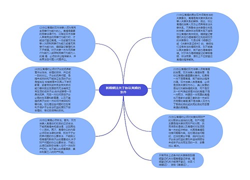 新婚姻法关于协议离婚的条件