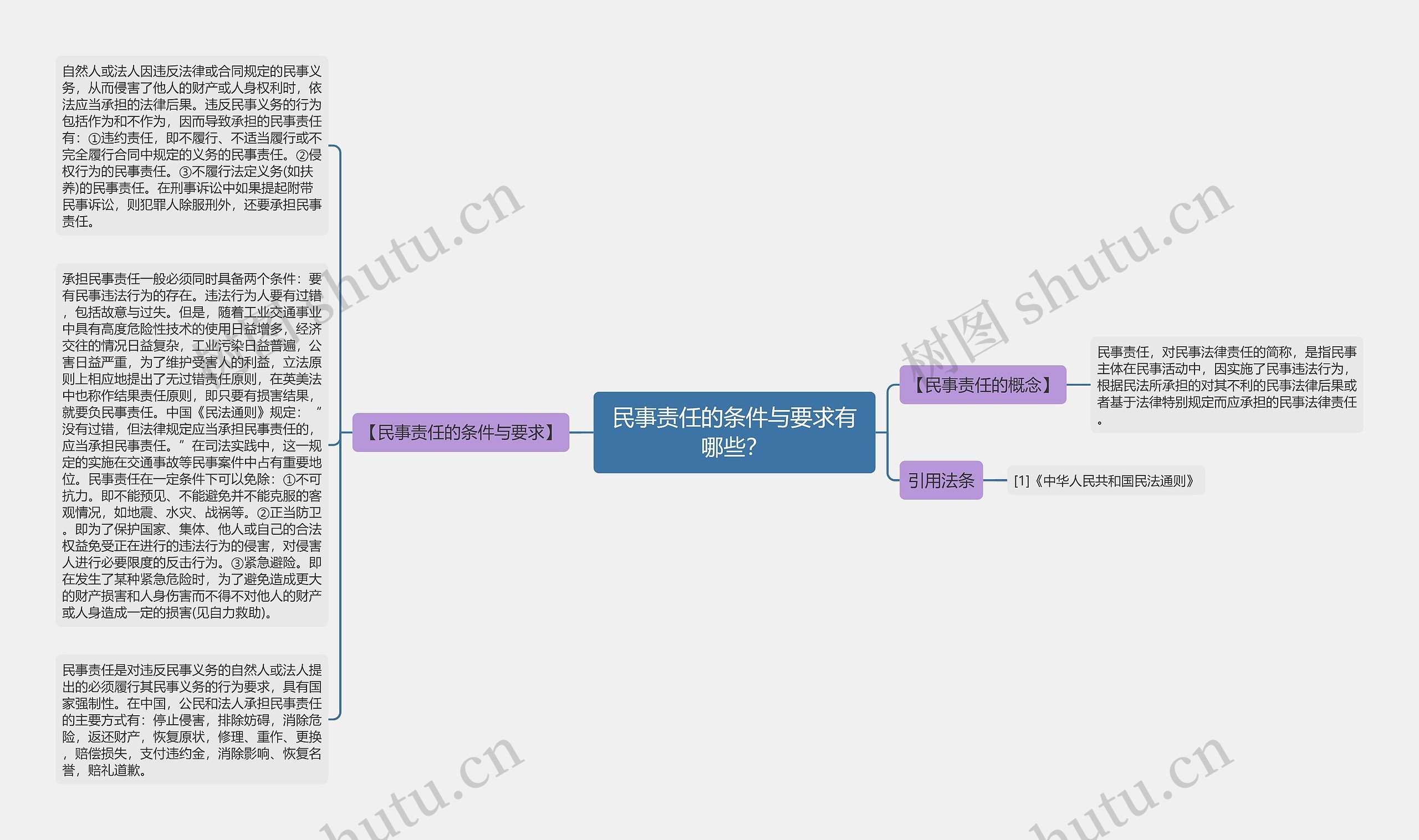 民事责任的条件与要求有哪些？