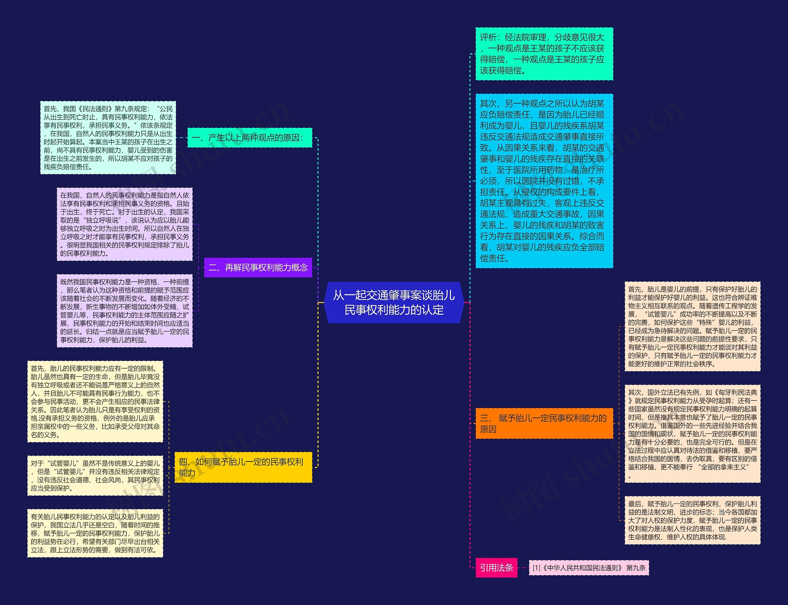 从一起交通肇事案谈胎儿民事权利能力的认定