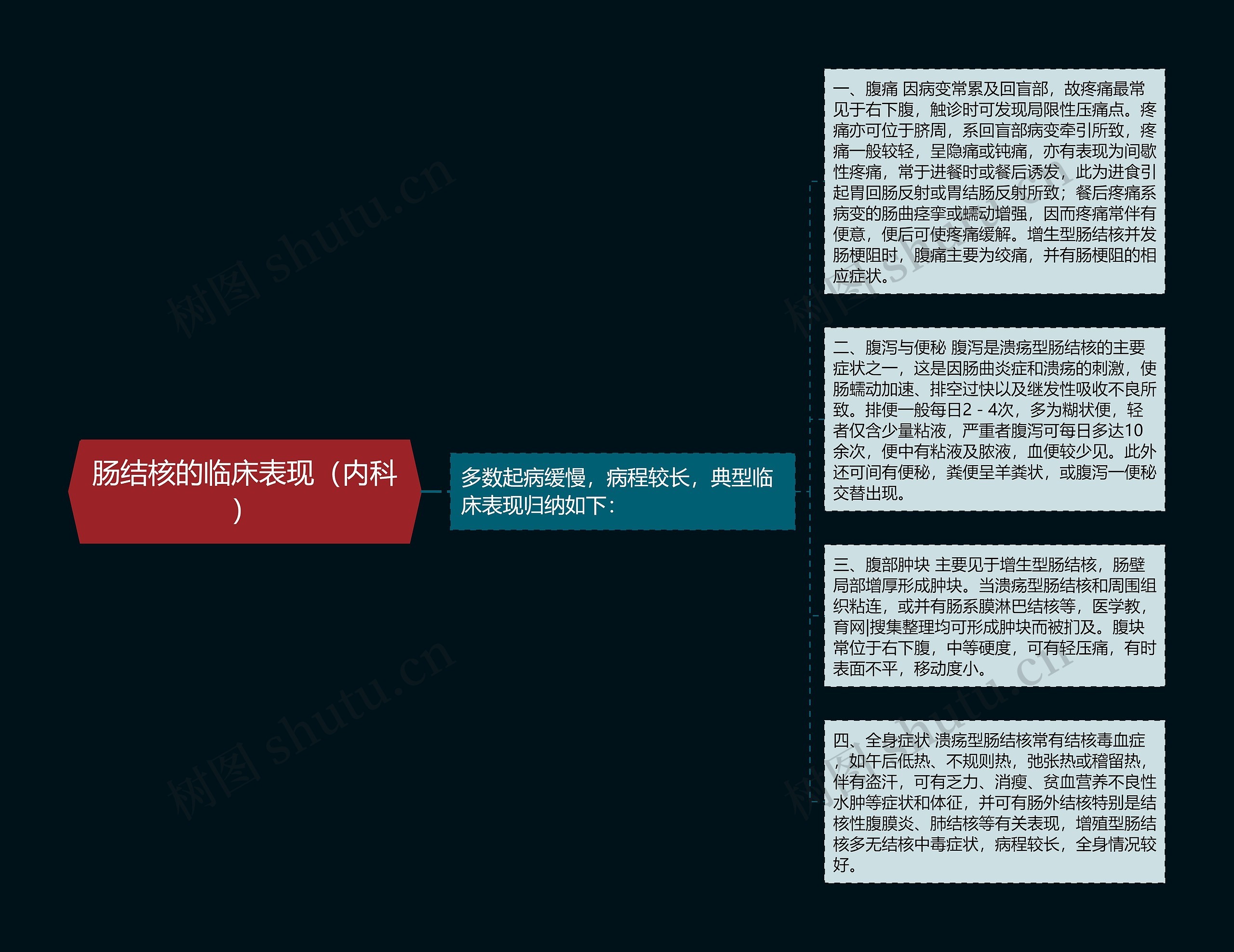 肠结核的临床表现（内科）