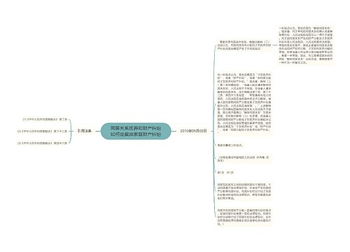 同居关系抚养和财产纠纷如何定案由家庭财产纠纷