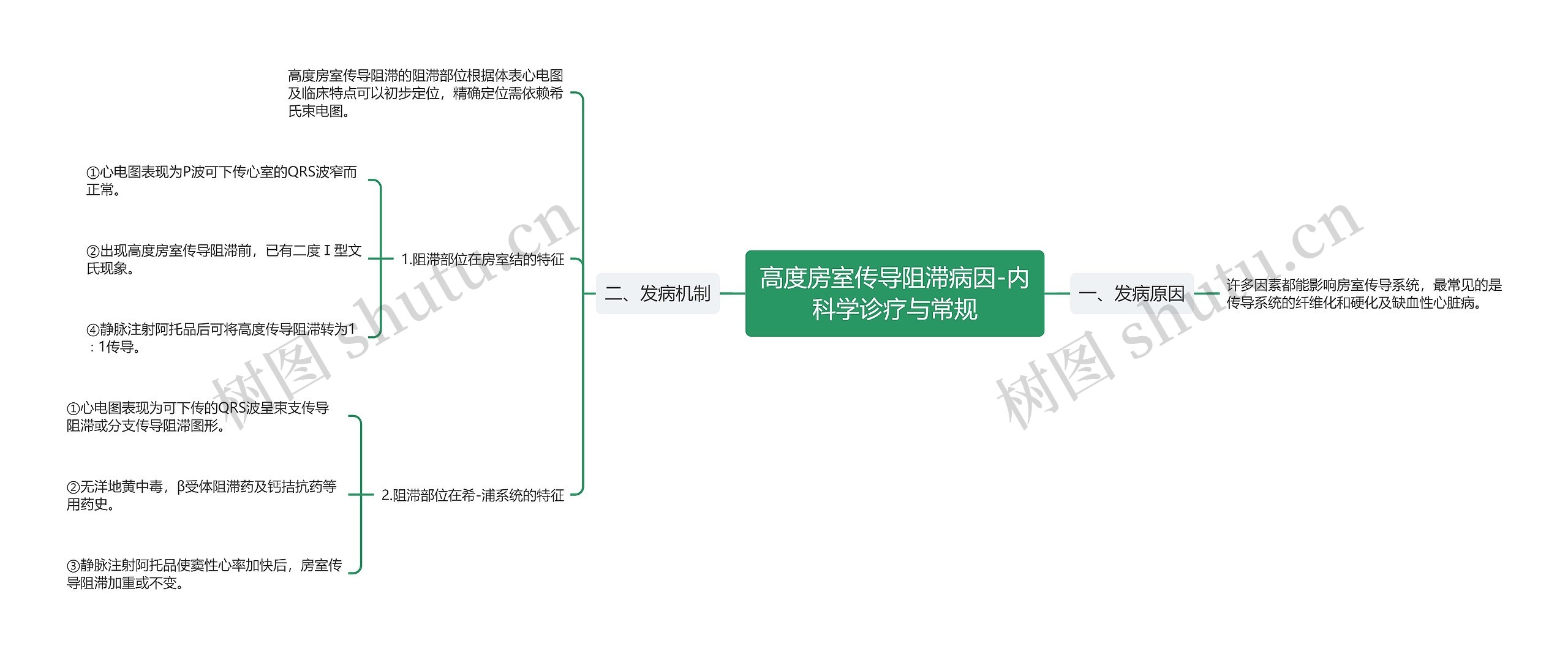 高度房室传导阻滞病因-内科学诊疗与常规