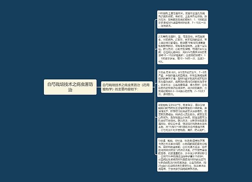 白芍栽培技术之病虫害防治