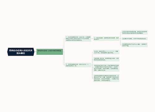 肾病综合症病人的症状表现有哪些