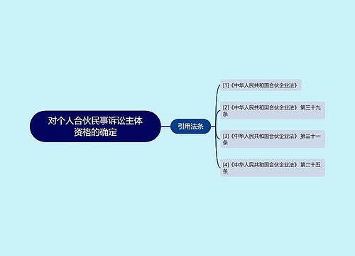 对个人合伙民事诉讼主体资格的确定