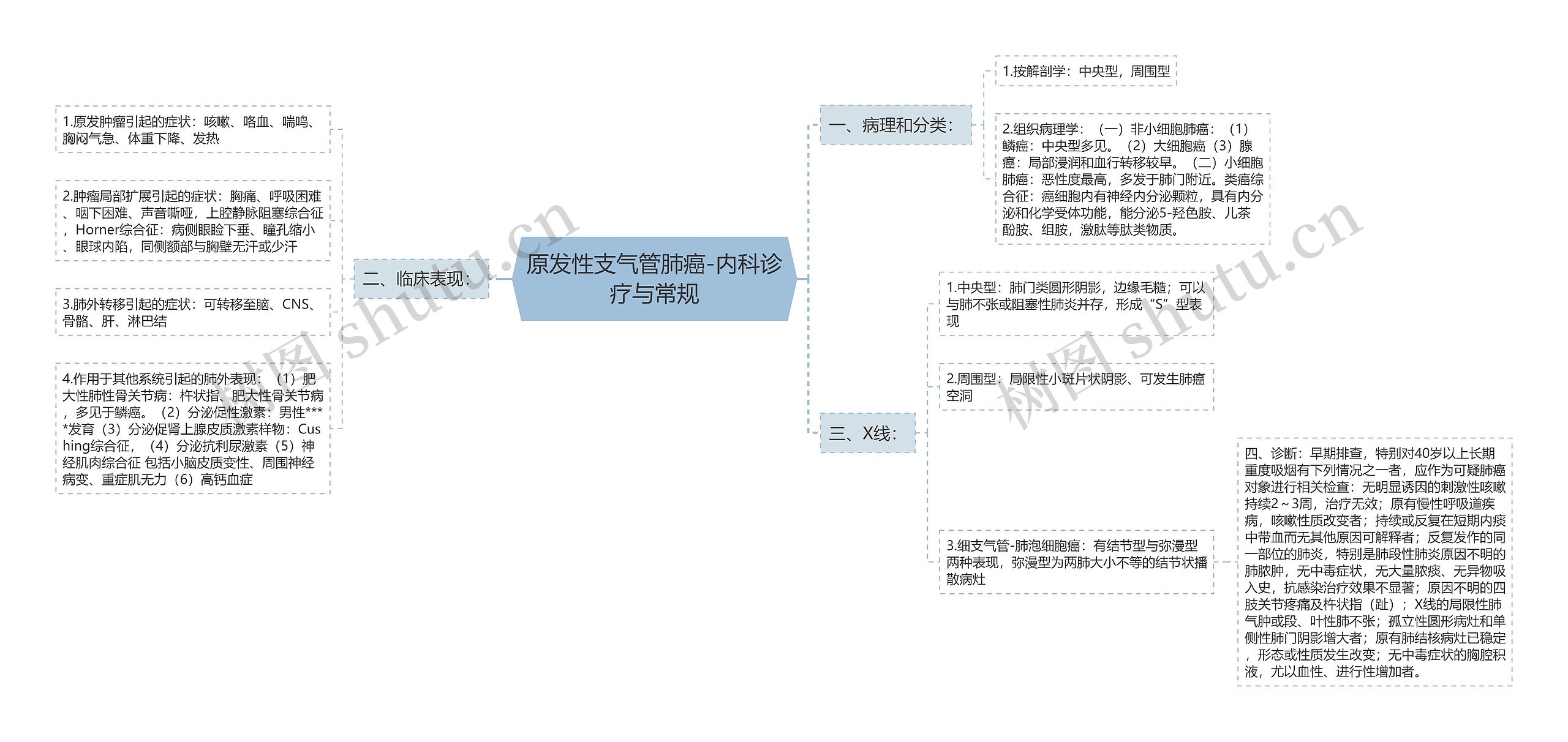 原发性支气管肺癌-内科诊疗与常规