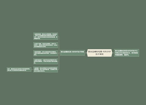 脑出血辅助检查-内科诊疗技术常规