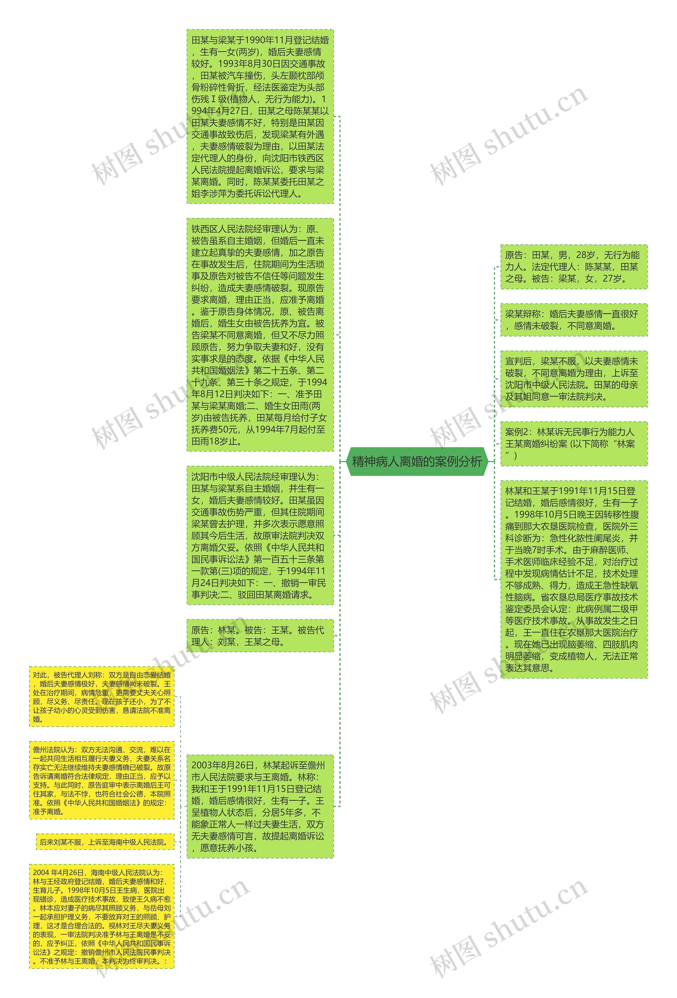 精神病人离婚的案例分析