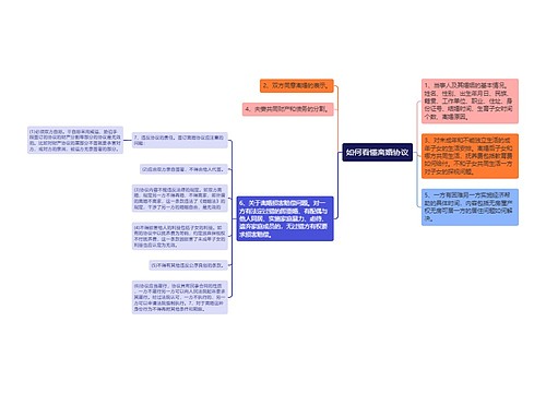 如何看懂离婚协议