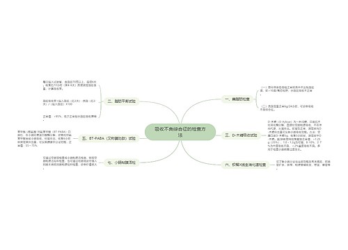 吸收不良综合征的检查方法