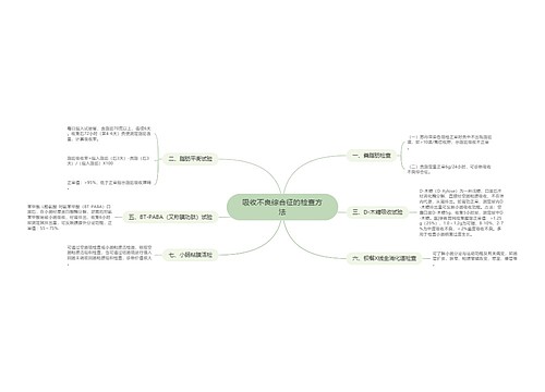 吸收不良综合征的检查方法